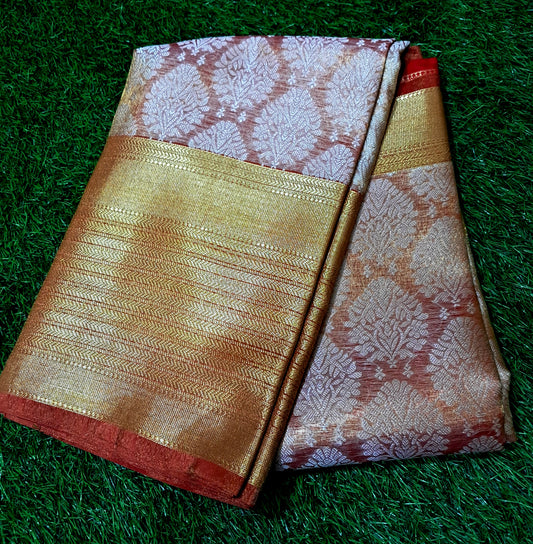 Kanjivaram soft tissue silk saree (SAREE CODE-S011)