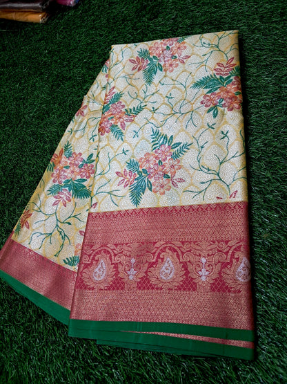 Kanjivaram soft silk saree (SAREE CODE- S007)