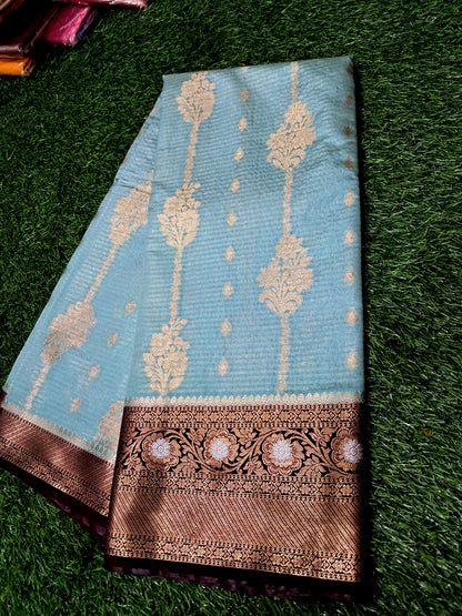 Kanjivaram  soft silk saree (SAREE CODE- S003)