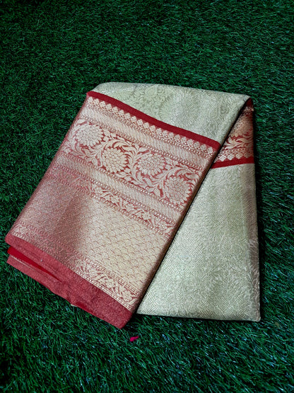 Kanjivaram soft tissue silk saree (SAREE CODE- S015)