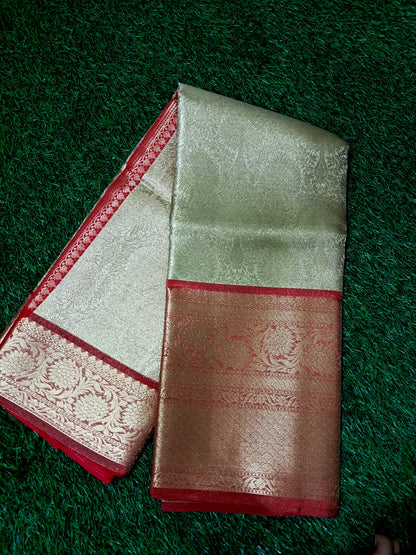 Kanjivaram soft tissue silk saree (SAREE CODE- S015)