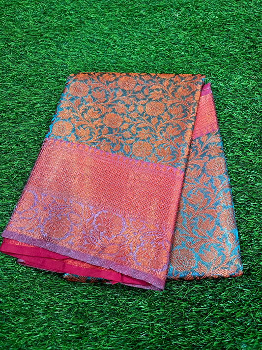 Kanjivaram soft silk saree (SAREE CODE- S020)