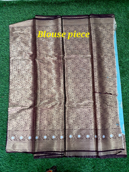 Kanjivaram  soft silk saree (SAREE CODE- S003)