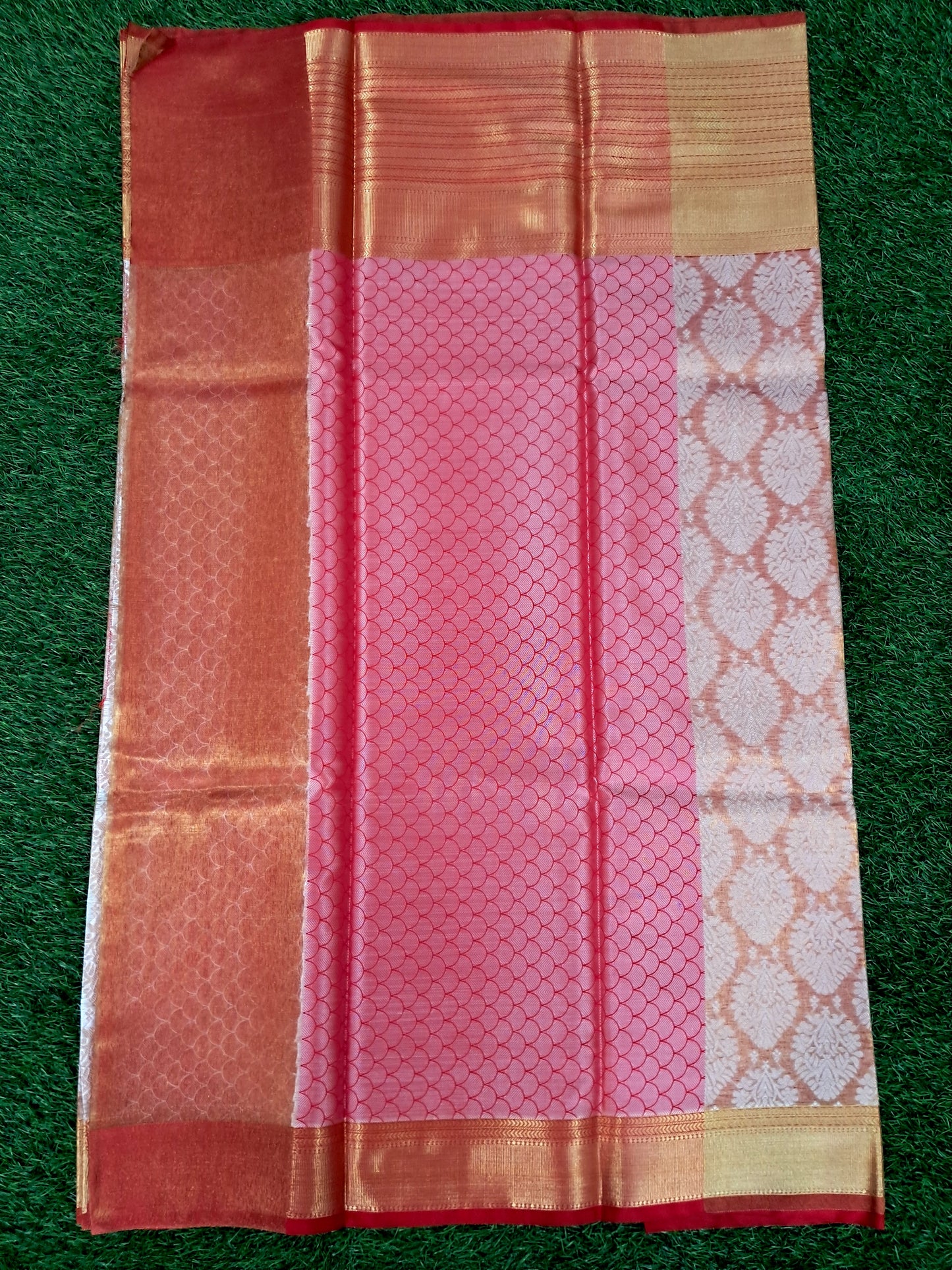 Kanjivaram soft tissue silk saree (SAREE CODE-S011)