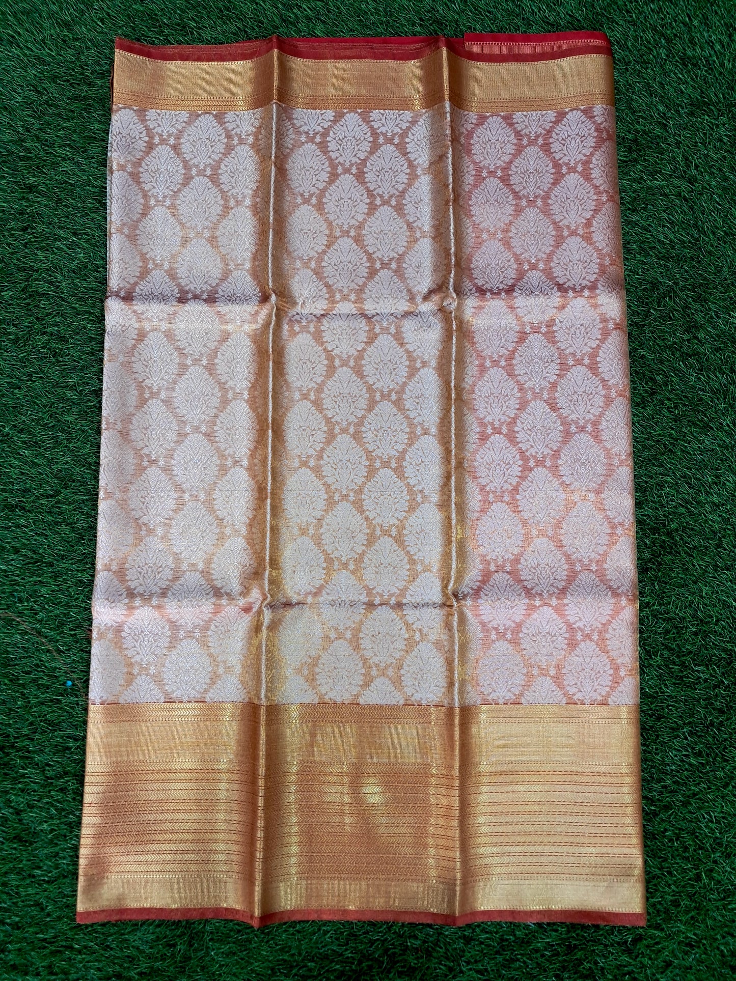 Kanjivaram soft tissue silk saree (SAREE CODE-S011)