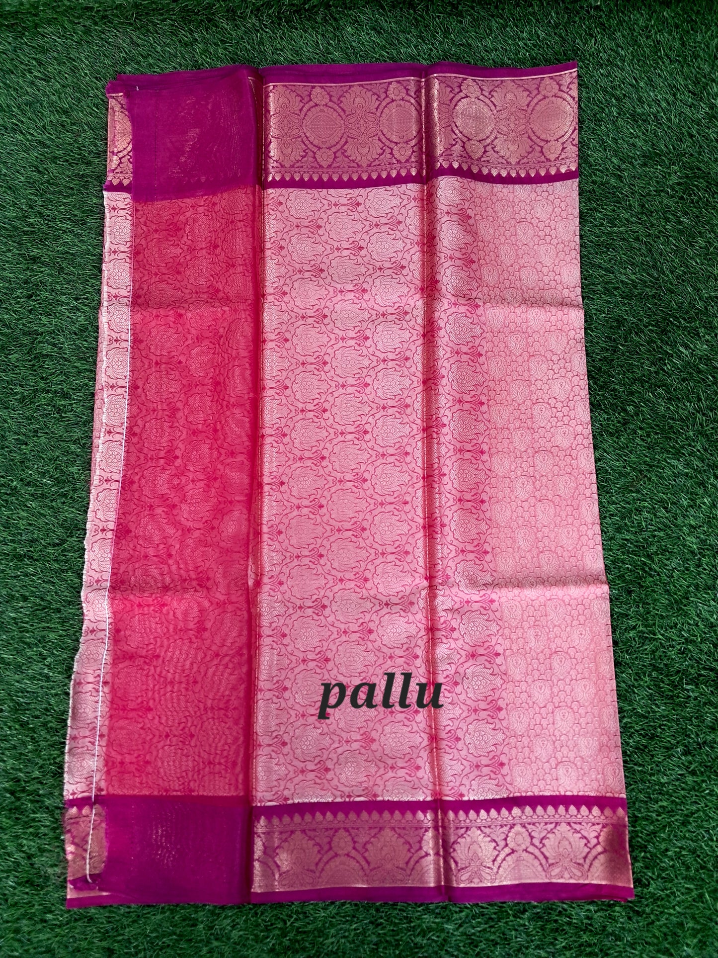 Kanjivaram soft silk saree (SAREE CODE- S001)