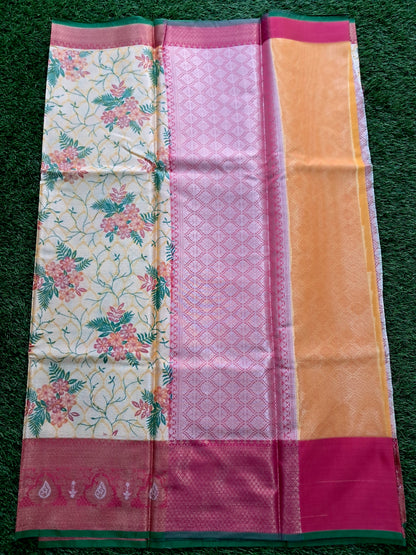 Kanjivaram soft silk saree (SAREE CODE- S007)