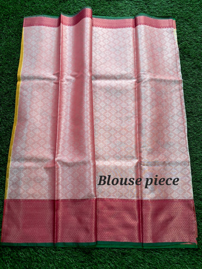 Kanjivaram soft silk saree (SAREE CODE- S007)