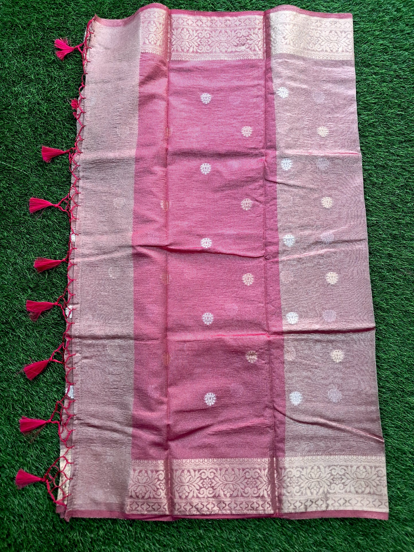 Banarsi soft tissue silk saree (SAREE CODE- S022)