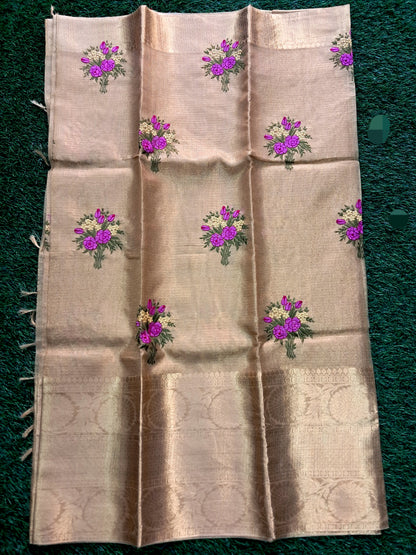 Kanjivaram soft tissue silk saree (SAREE CODE- S006)