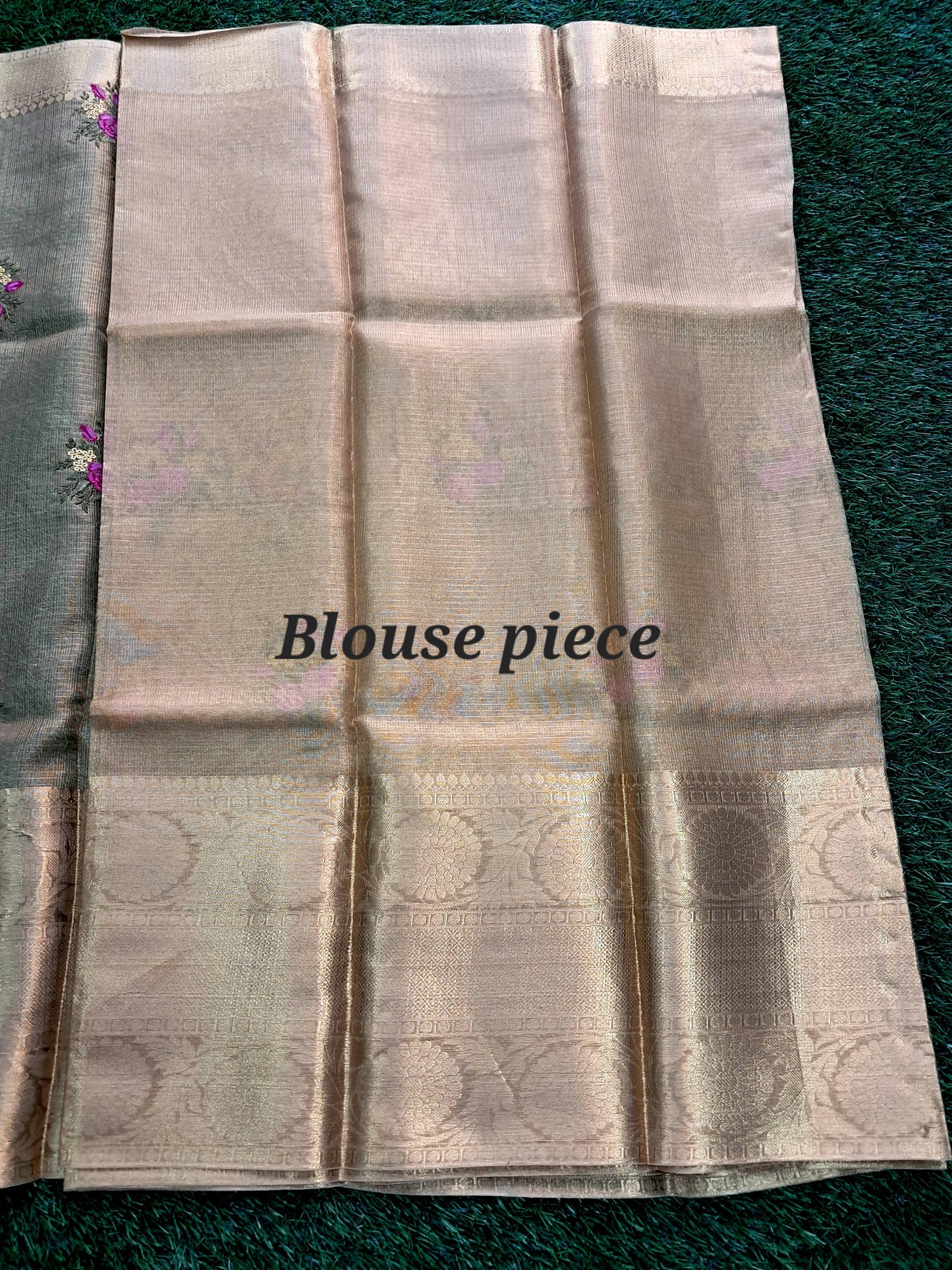 Kanjivaram soft tissue silk saree (SAREE CODE- S006)