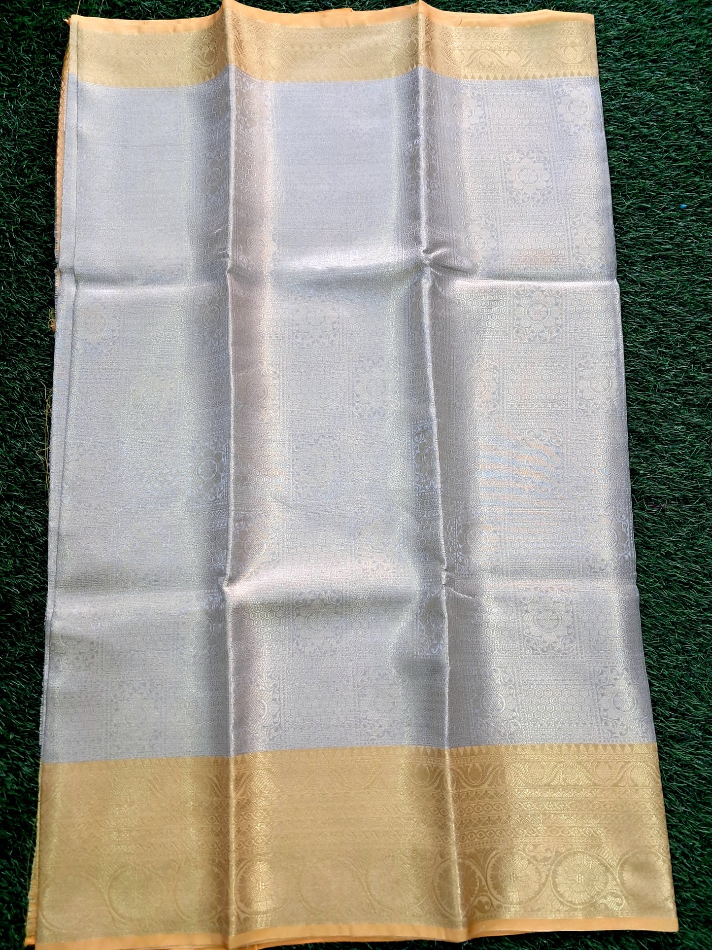 Kanjivaram soft tissue silk saree (SAREE CODE- S009)