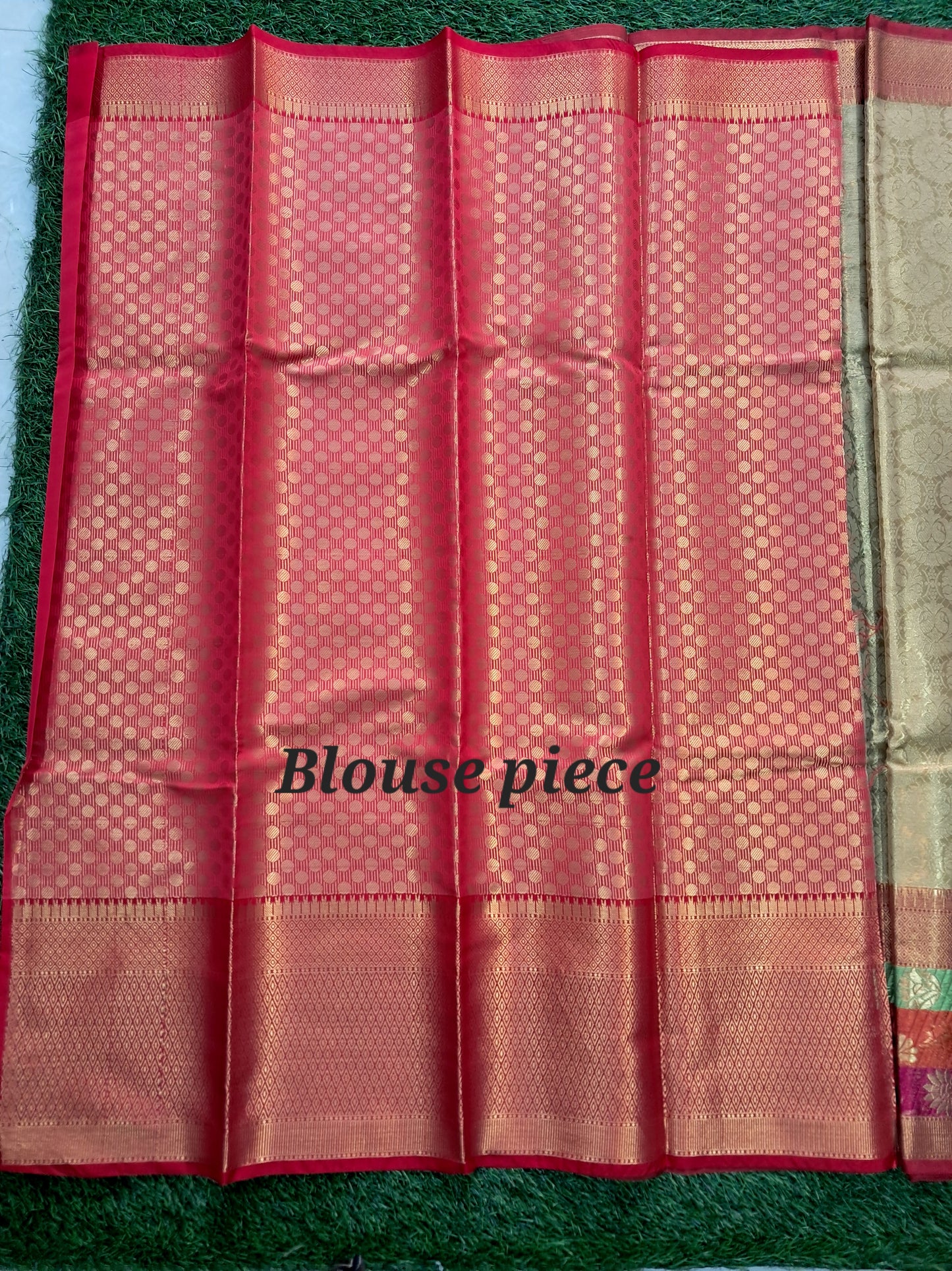 Kanjivaram soft tissue silk saree (SAREE CODE- S013