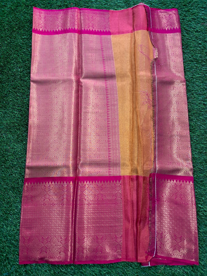 Kanjivaram soft tissue silk saree (SAREE CODE- S012)