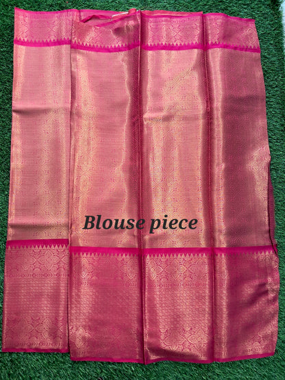 Kanjivaram soft tissue silk saree (SAREE CODE- S012)