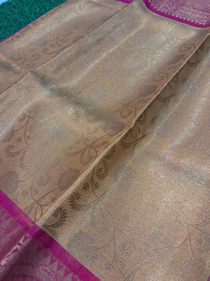 Kanjivaram soft tissue silk saree (SAREE CODE- S012)