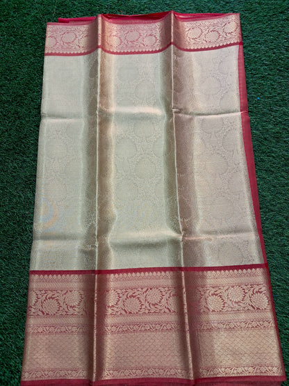 Kanjivaram soft tissue silk saree (SAREE CODE- S015)