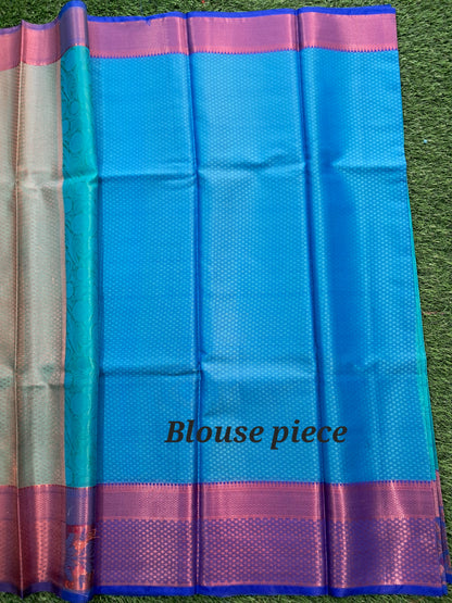 Kanjivaram soft silk saree (SAREE CODE- S024)