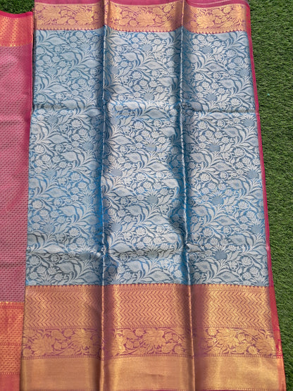 Kanjivaram soft silk saree (SAREE CODE- S008)