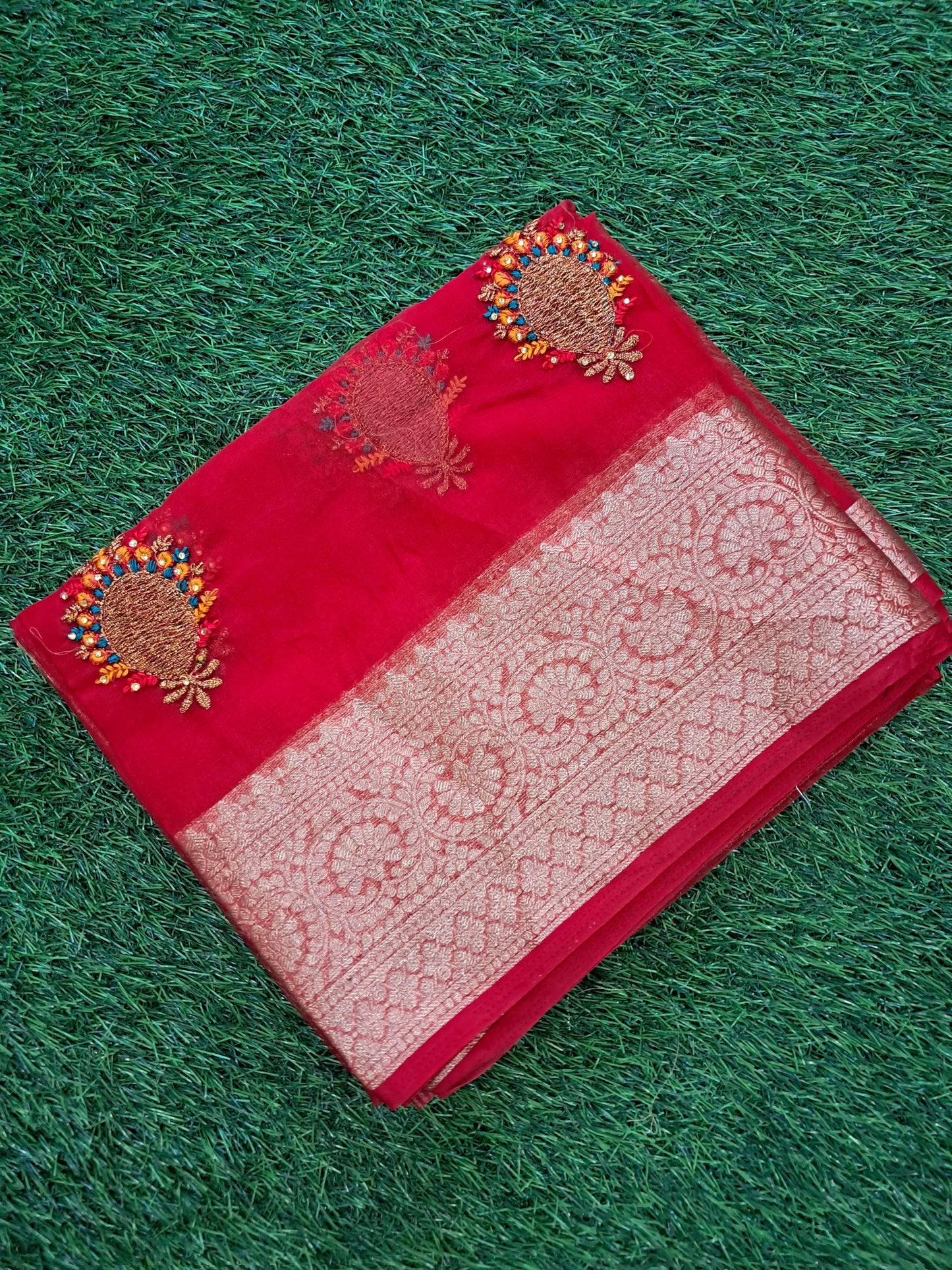 Organza silk saree (SAREE CODE- SP105)