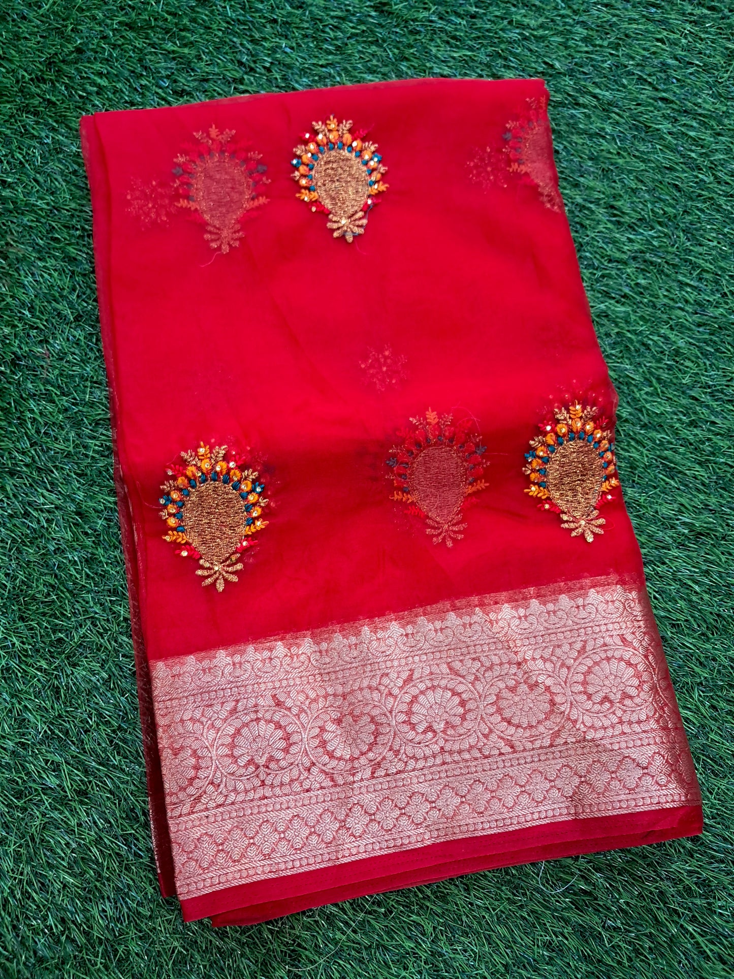 Organza silk saree (SAREE CODE- SP105)