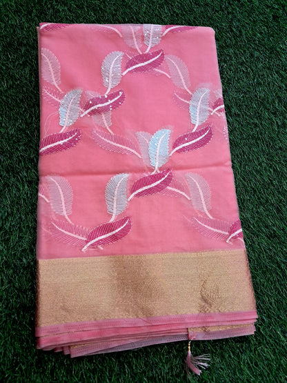 Organza silk saree (SAREE CODE- SP108)