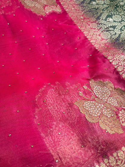 Soft pure Organza silk Saree Saree (SAREE CODE- SRH129)