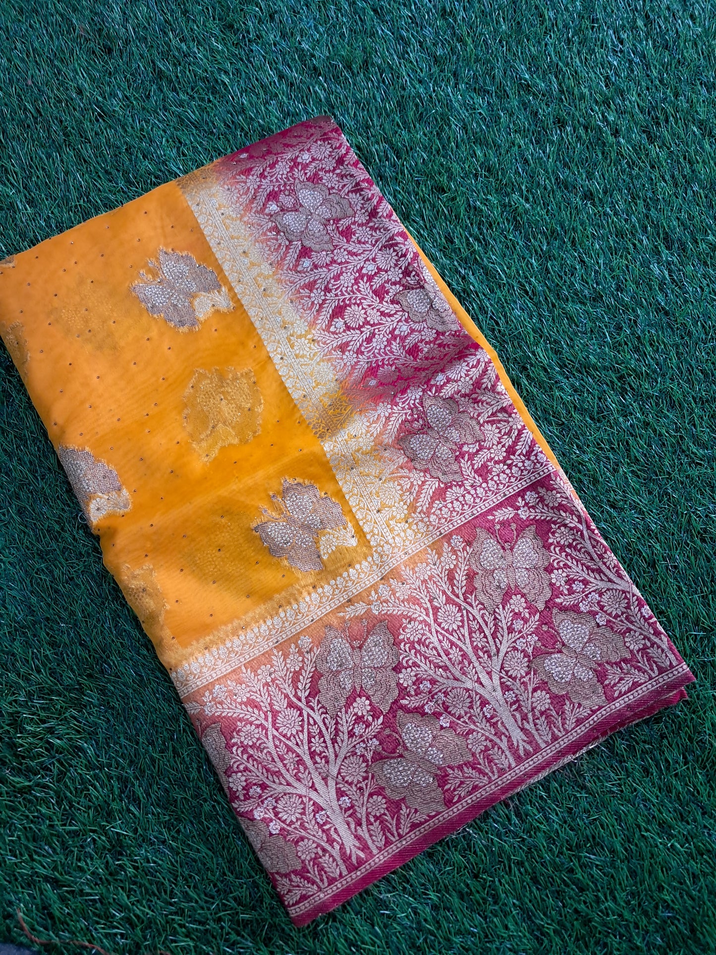 Soft pure Organza silk Saree (SAREE CODE- SRH131)