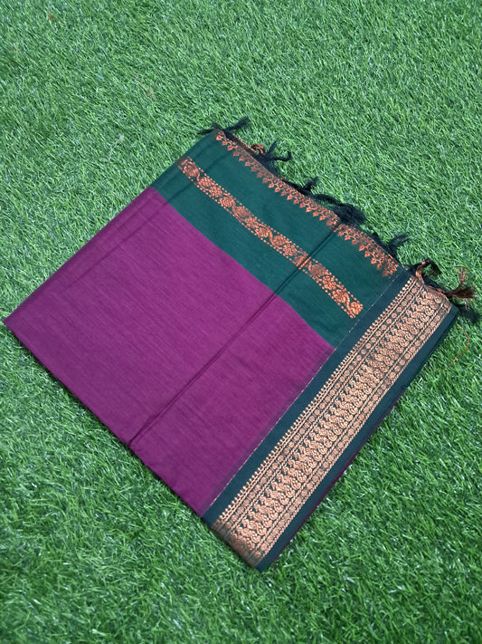 Gadwal kalyani cotton silk saree(SAREE CODE-SRH317)