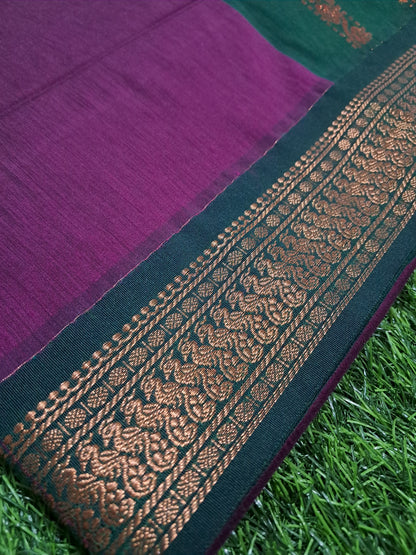 Gadwal kalyani cotton silk saree(SAREE CODE-SRH317)