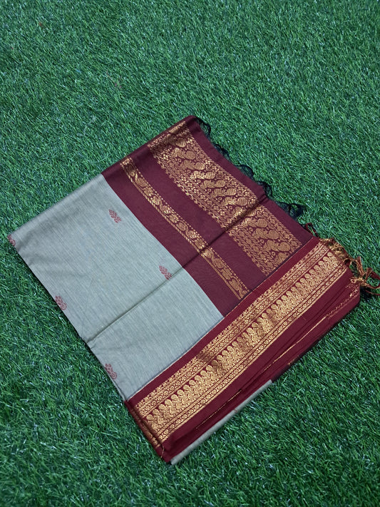 Gadwal kalyani cotton silk saree(SAREE CODE-SRH314)