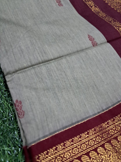 Gadwal kalyani cotton silk saree(SAREE CODE-SRH314)