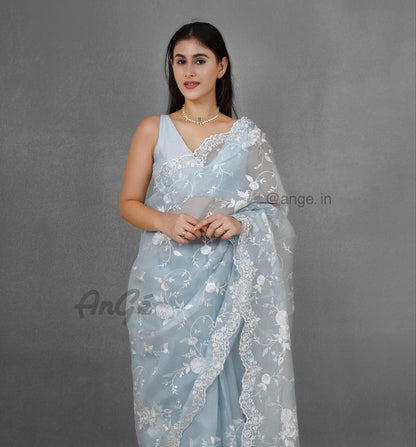 Premium Soft Organza silk saree(SAREE CODE-MMPL351)