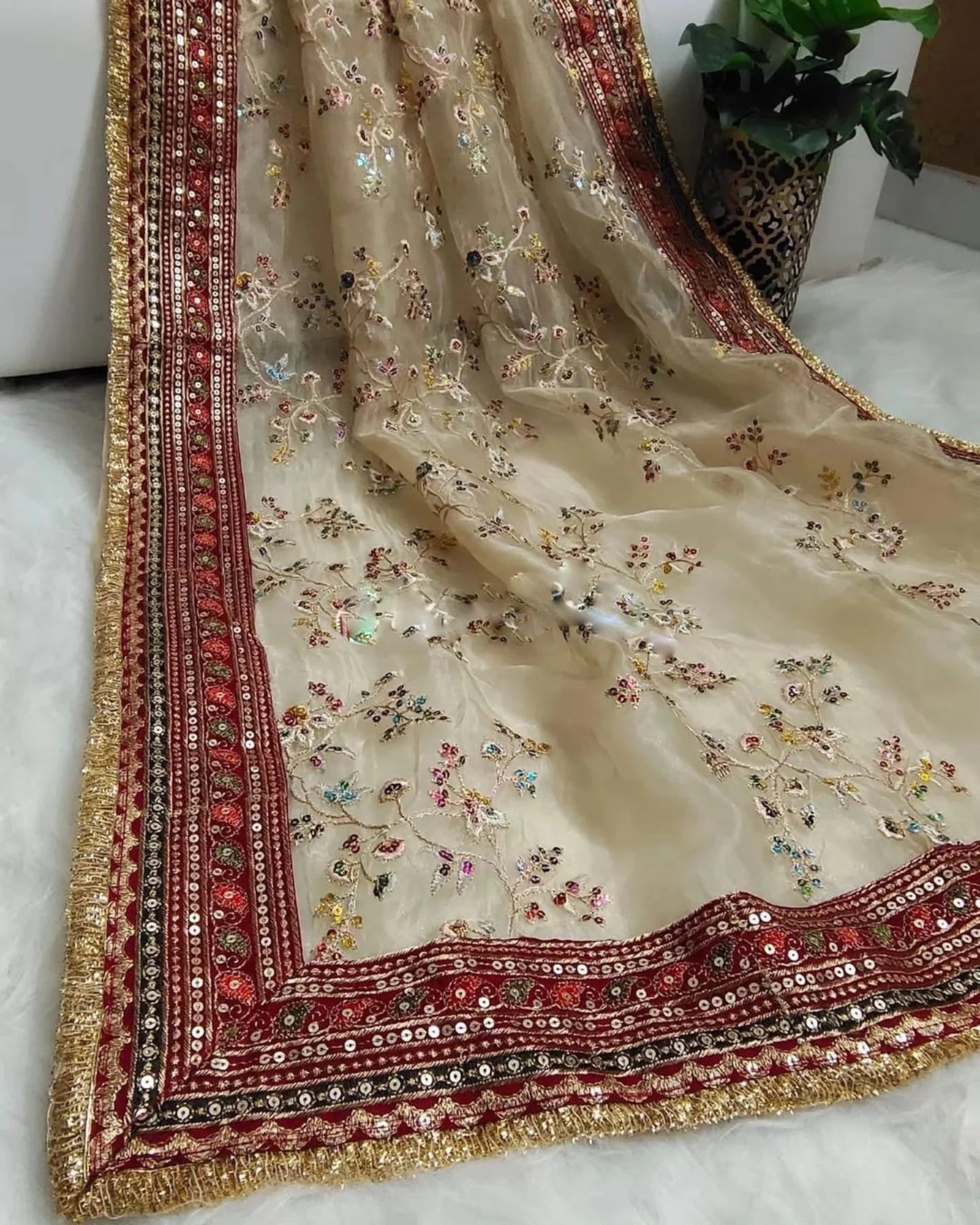 Premium Soft Organza silk saree(SAREE CODE-MMPL340)